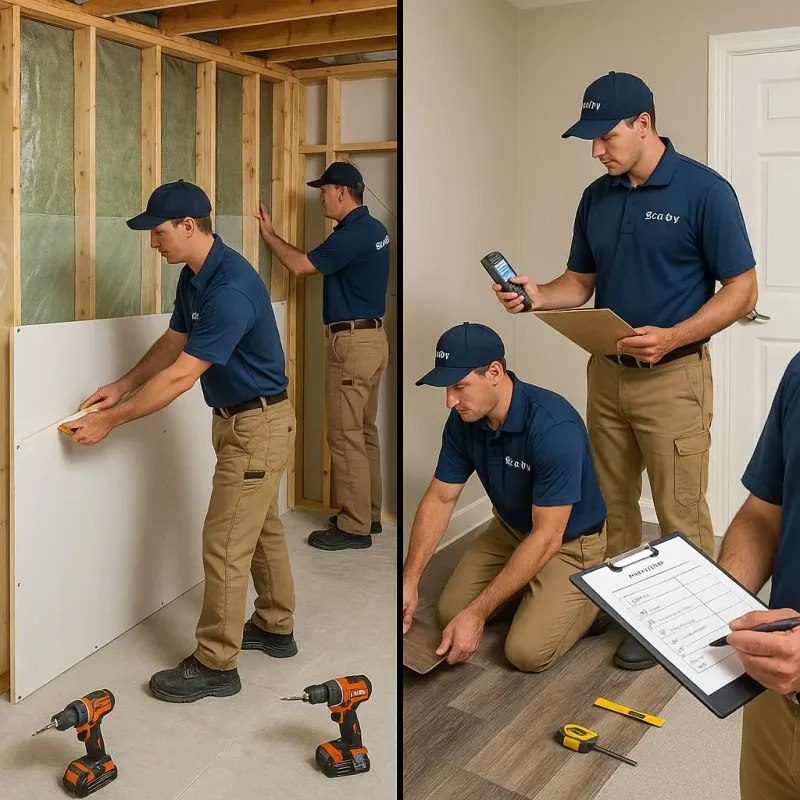 Repairs and Reconstruction process in Lansing, NY